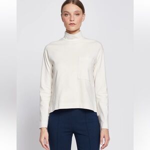 Stateside Mock Neck Pocket T-Shirt | Maroon